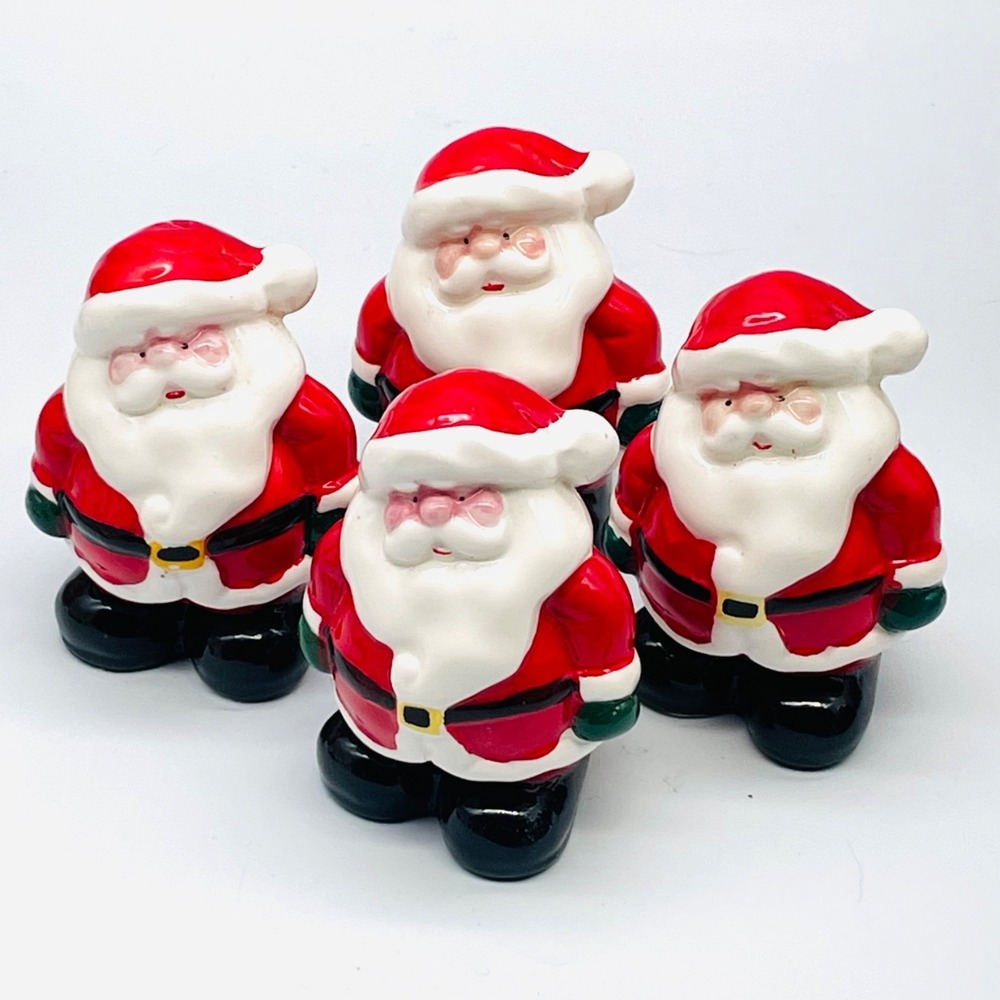 2 Sets Santa Salt Pepper Shakers‎